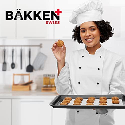 Baking Set – 6 Piece – Deluxe Non Stick Black Coating Inside and Outside – Carbon Steel Bakeware Set – PFOA PFOS and PTFE Free by Bakken - CookCave