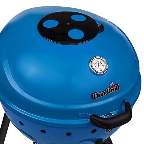 Charbroil® Kettleman TRU-Infrared Charcoal Grill, Blue - 21302145 - CookCave