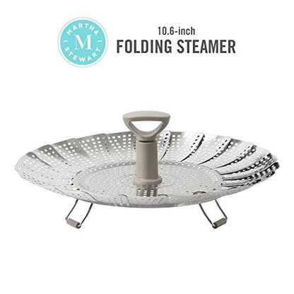 Martha Stewart Richburn, Steamer Insert (10.6"), Stainless Steel - CookCave