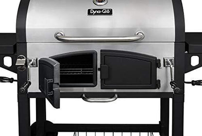 Dyna-Glo DGN576SNC-D X-Large Premium Dual Chamber Charcoal Grill - CookCave