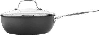 Cuisinart 635-24 Chef's Classic Nonstick Hard-Anodized 3-Quart Chef's Pan with Cover - CookCave