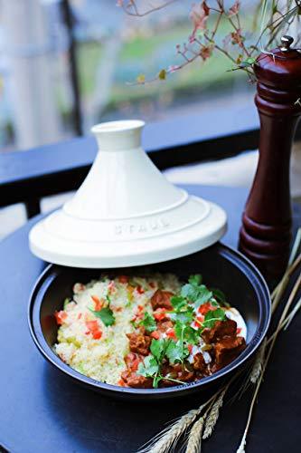 ストウブ(Staub) Tagine Pot, 28cm, Ivory - CookCave