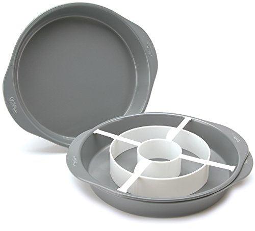 Wilton Round Checkerboard Cake Pan Set, 4-Piece, Steel - CookCave