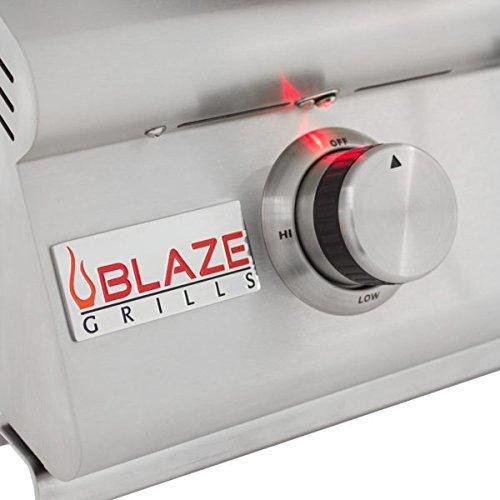 Blaze LTE 40-Inch 5-Burner Built-In Propane Grill With Rear Infrared Burner & Grill Lights - BLZ-5LTE-LP - CookCave