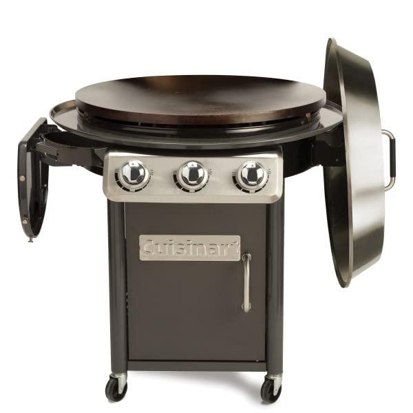 Cuisinart CGG-999 30-Inch Round Flat Top Surface 360° XL Griddle Outdoor Cooking Station - CookCave