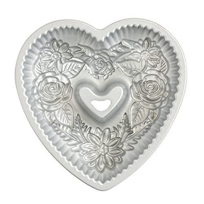 Nordic Ware Floral Heart Bundt - CookCave
