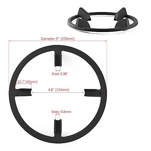 Wok Ring, Replacement Parts Cast Iron Wok Support Ring for Gas Stove Burner Grate Samsung, GE, Kitchenaid, LG, Whirlpool, Frigidaire, Kenmore Etc Gas Stove Wok Stand Rack Accessories - CookCave