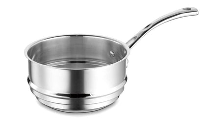 Cuisinart French Classic Tri-Ply Stainless 3-Piece Saucepan and Double Boiler Set - CookCave