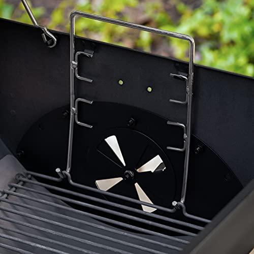 Char-Griller 2137 Outlaw Charcoal Grill, 950 Square Inch, Black - CookCave