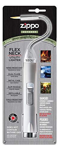 Zippo Unfilled Flex Neck Utility Lighter Silver ,One Size - CookCave