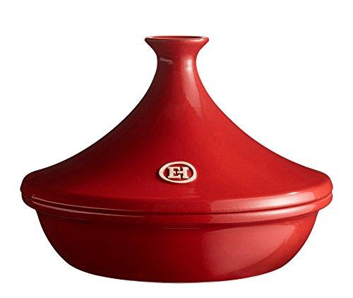 Emile Henry Made In France Flame Tagine, 3.7 quart, Burgundy - CookCave