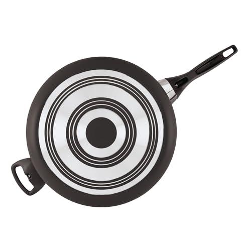 Farberware Dishwasher Safe Nonstick Jumbo Cooker/Saute Pan with Helper Handle - 6 Quart, Black - CookCave