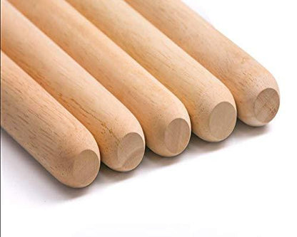 Wooden Rolling Pin, French Dumpling Rolling Pin for Baking Pizza Dough Roller 30 x 3.5cm - CookCave