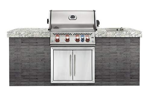 Napoleon Built-in Prestige 500 BBQ Grill, Stainless Steel, Propane Gas - BIP500RBPSS-3 With Infrared Rear Burner, Premium Barbecue For Grilling Masters - CookCave