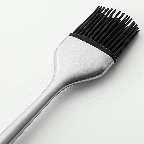 JXS Silicone Sauce Basting Brush, 12 Inch Sturdy BBQ Basting Brush with Stainless Steel Handles - CookCave