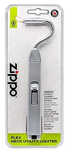 Zippo Unfilled Flex Neck Utility Lighter Silver ,One Size - CookCave