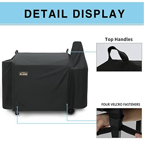 JIESUO Grill Cover for Pit Boss Rancher XL, Austin XL,1000S/1100 Pro Wood Pellet Grill, Heavy Duty Waterproof Pit Boss 1000/1100 Series Smoker Grill Cover - CookCave