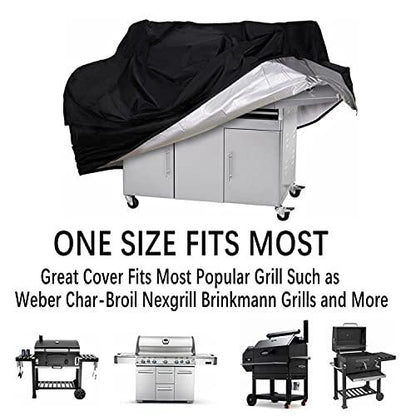 Grill Covers, 40 inch Waterproof & Anti-UV BBQ Grill Cover Use for Weber Char-Broil Grills and More Brand - 40" L x 24" W x 59" H - CookCave