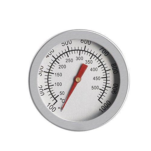 2X BBQ Thermometer Gauge - Barbecue BBQ Pit Smoker Grill Thermometer Temp Gauge - 2Pack - CookCave