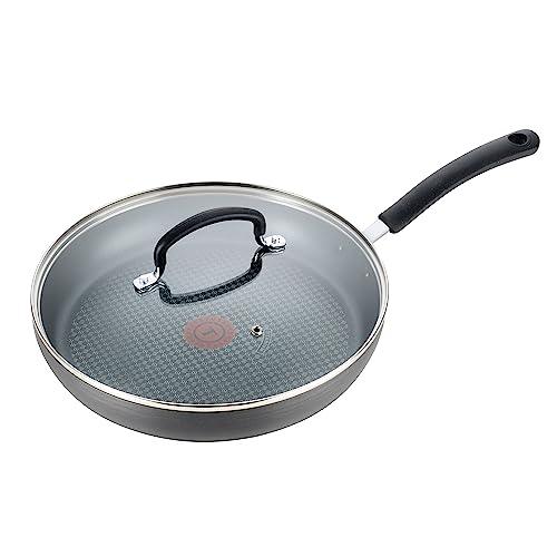 T-fal Ultimate Hard Anodized Nonstick Fry Pan 10 Inch Oven Safe 400F, Lid Safe 350F Cookware, Pots and Pans, Dishwasher Safe Black - CookCave
