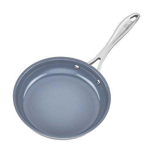 ZWILLING Spirit Ceramic Nonstick Fry Pan, 8-inch, Stainless Steel - CookCave