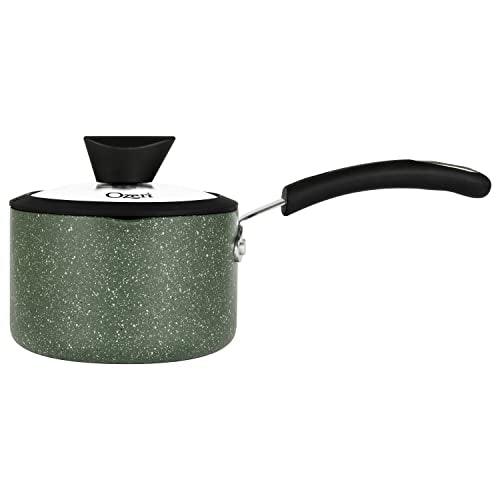 The All-In-One Stone Saucepan and Cooking Pot by Ozeri - 100% APEO, GenX, PFBS, PFOS, PFOA, NMP and NEP-Free German-Made Coating - CookCave