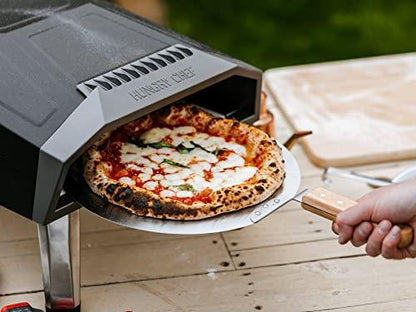 HUNGRY CHEF Pizza Oven & Outdoor Grill, Pizza Accessories Including Outdoor Pizza Oven with Outdoor Thermometer, Pizza Stone for Oven, Travel Bag, & Recipe Book, Pizza Party Maker for Outdoors… - CookCave