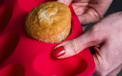 SAMZAREULO Silicone Muffin Pan - 12 Cups Regular Cupcake Pan - CookCave