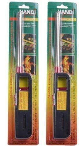 Phasuk Gas Lighters 11" Butane BBQ Kitchen Stove Fireplace Grill Long Lighters (2) - CookCave