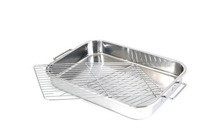 ExcelSteel 593 Roasting Pan, Stainless - CookCave