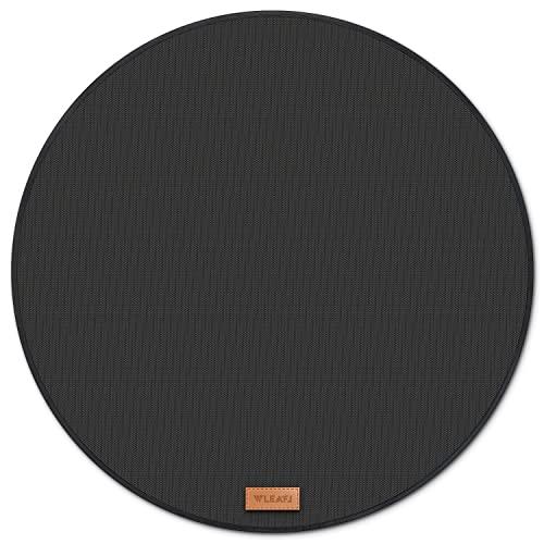 WLEAFJ Round Under Grill Mat, Fire Pit Mat Fireproof Mat, 36" Grill Mats for Outdoor Grill Deck Protector, fire pit pad for deck fireproof, BBQ Mat for Under BBQ, Outdoor Flat Top Gas, Propane Burners - CookCave