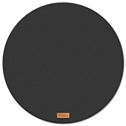 WLEAFJ Round Under Grill Mat, Fire Pit Mat Fireproof Mat, 36" Grill Mats for Outdoor Grill Deck Protector, fire pit pad for deck fireproof, BBQ Mat for Under BBQ, Outdoor Flat Top Gas, Propane Burners - CookCave