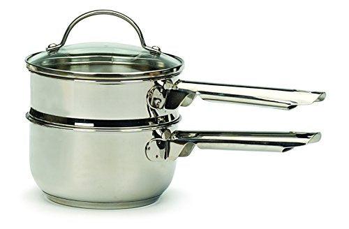 RSVP International 1-quart Induction Double Boiler, 2 Cups, Multi Color - CookCave