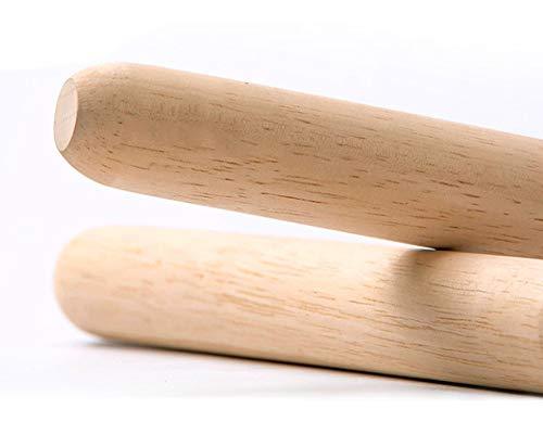 Wooden Rolling Pin, French Dumpling Rolling Pin for Baking Pizza Dough Roller 30 x 3.5cm - CookCave