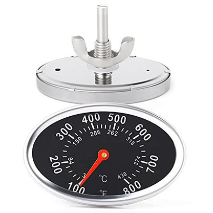 MEANLIN MEASURE Bimetal Oven Thermometer, BBQ Barbecue Thermometer Grill Thermometer Grill Replacement Parts(1 mounting Studs)(1-Pack) - CookCave