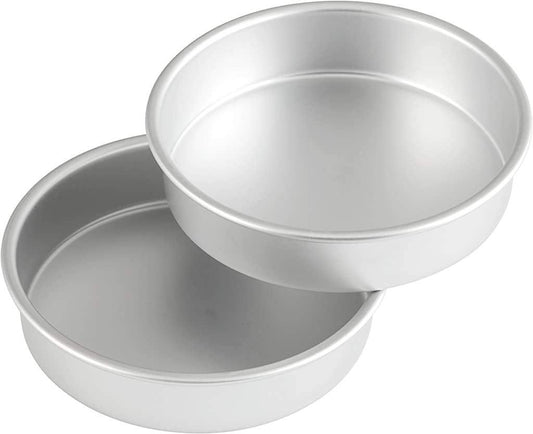 Wilton Aluminum 8-Inch Round Cake Pan Set, 2-Piece - CookCave