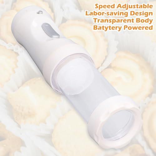 Serlium Electric Cookies Press,Cookie Making kit Homemade Baking Tool with 9 Discs and 1 Icing Tip for Cake Dessert DIY Maker and Decoration Baking Supplies - CookCave