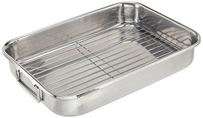 ExcelSteel 592 Roasting Pan, Stainless - CookCave