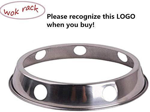 Ycanware Wok Ring is Suitable for All Woks, Steel Wok Rack 7¾-Inch and 9¾-Inch Reversible Size(2 Pack) - CookCave