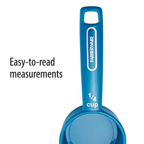 Farberware Professional Plastic Measuring Cups with Coffee Spoon, Set of 5, Colors may vary - CookCave