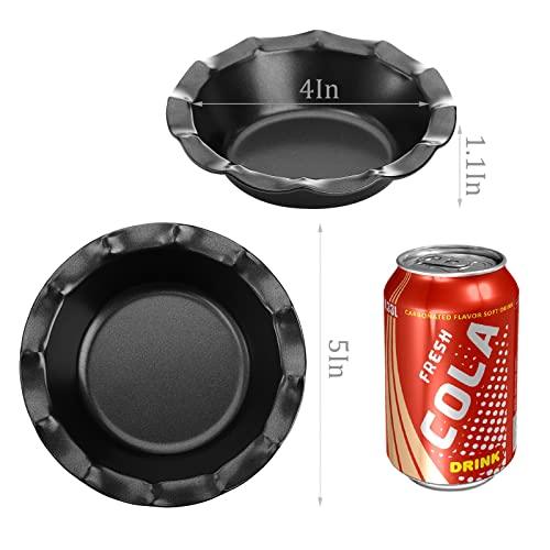 WUWEOT 6 Pack Mini Pie Pan, Non-Stick Individual Pie Plate Baking Dish, 5 Inch Round Carbon Steel Bakeware Pizza Pie Tins with Ruffled Edge for Oven Air Fryer and Instant Pot Baking - CookCave