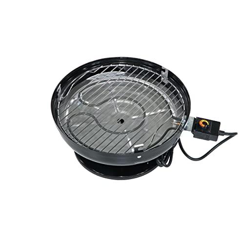 MECO 2120.4.111 Lock 'N Go Electric Grill, Black - CookCave