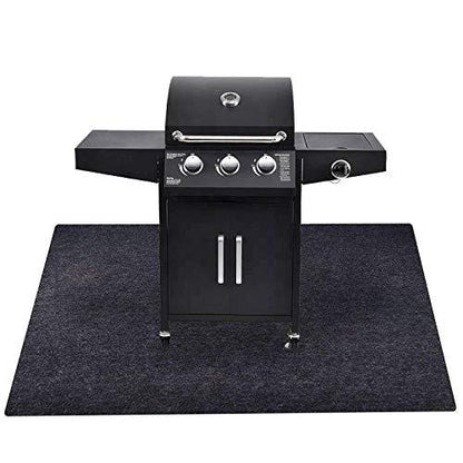 Under The Grill Protective Deck and Patio Mat, 36 x 48 inches, Use This Absorbent Grill Pad Floor Mat for Your BBQ Grilling Gear Gas Electric Grill Without Grease Splatter and Other Messes - CookCave