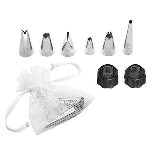 Wilton Dessert Decorator Pro - Easy to Use One Handed Plunger Smoothly Pushes Icing to Decorate Baked Treats or Appetizers Like Deviled Eggs, 10-Piece - CookCave