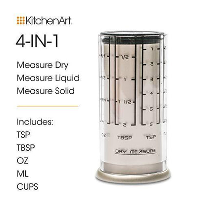 Kitchen Art Pro Mini Adjust-A-Cup, Satin - CookCave