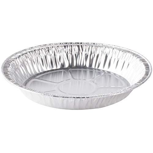 The Baker Celebrations Aluminum Foil Baking Pie Pans – 8 inch (7 inch Inner Diameter) Disposable Plates - Made in USA (Pack of 25) - CookCave