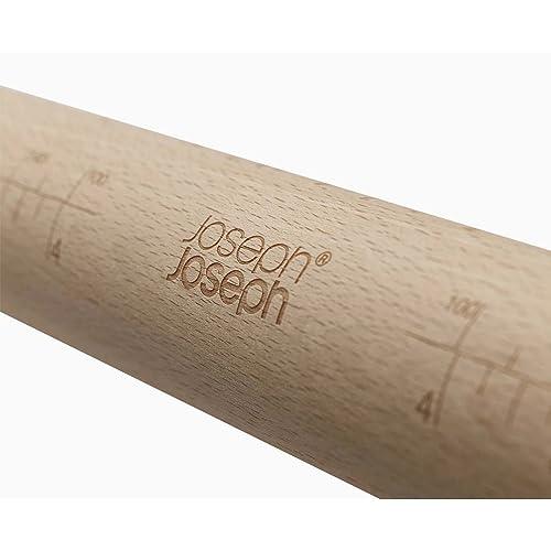 Joseph Joseph PrecisionPin Baking Adjustable Rolling Pin - Consistent and Even Dough Thickness for Perfect Baking Results, Multicolor - CookCave