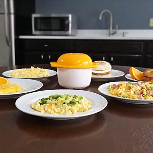 Microwave Egg Cooker Poacher Scramble Omelet Eggwich Maker with Silicone Handles Yolk Separator and Shell Cracker - CookCave