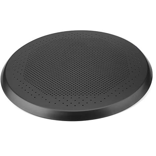 Beasea Pizza Pan 16 Inch, Perforated Pizza Tray with Holes for Oven, Black Heavy Duty Aluminum Alloy Round Pizza Crisper Pan Pizza Baking Tray Bakeware for Home Restaurant Kitchen - CookCave