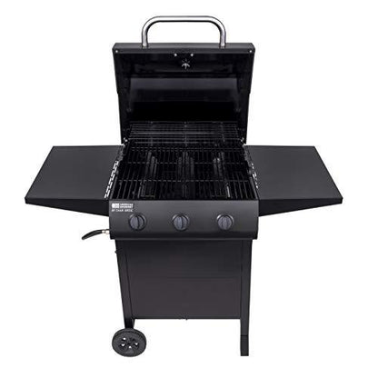 AMERICAN GOURMET 465734921 3-Burner Cart-Style Liquid Propane Gas Grill, Black - CookCave